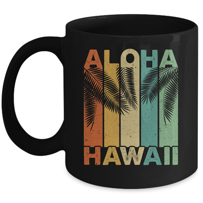 Aloha Hawaii Hawaiian Island Palm Beach Vintage Mug | teecentury