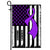 Alzheimer's Awareness America Flag Purple Ribbon Flag | Teecentury.com