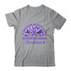 Alzheimer's Awareness In September We Wear Purple Groovy Shirt & Hoodie | teecentury