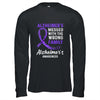Alzheimer's Awareness Messed With The Wrong Family Support T-Shirt & Hoodie | Teecentury.com