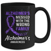 Alzheimer's Awareness Messed With The Wrong Family Support Mug Coffee Mug | Teecentury.com