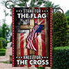 America Stand For The Flag Kneel For The Cross Flag | Teecentury.com
