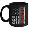 American Flag Funny Gamer Video Games Boys Men Gaming Mug | teecentury