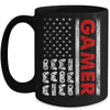 American Flag Funny Gamer Video Games Boys Men Gaming Mug | teecentury