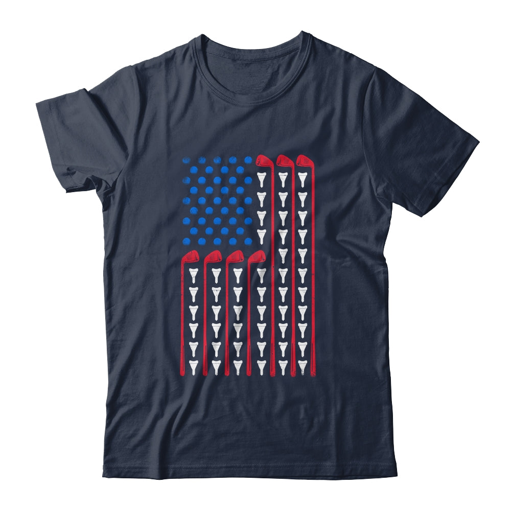 American Flag Golf Funny Golf Club Sports Gift T-Shirt & Hoodie | Teecentury.com