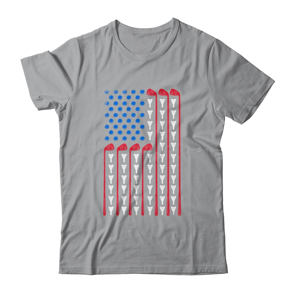 American Flag Golf Funny Golf Club Sports Gift T-Shirt & Hoodie | Teecentury.com
