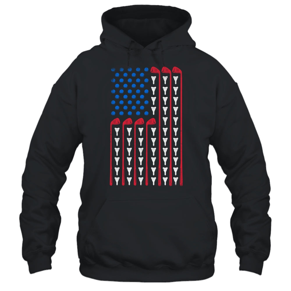 American Flag Golf Funny Golf Club Sports Gift T-Shirt & Hoodie | Teecentury.com