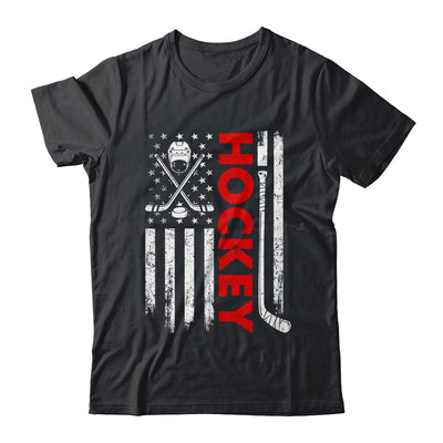 American Flag Hockey USA Patriotic Flag Shirt & Hoodie | teecentury