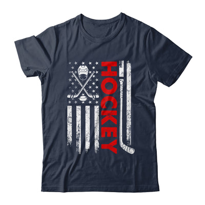 American Flag Hockey USA Patriotic Flag Shirt & Hoodie | teecentury