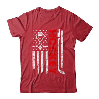 American Flag Hockey USA Patriotic Flag Shirt & Hoodie | teecentury
