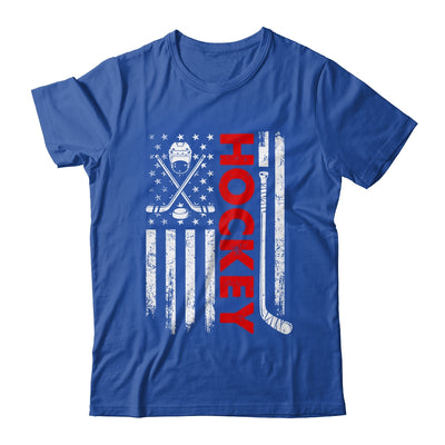 American Flag Hockey USA Patriotic Flag Shirt & Hoodie | teecentury