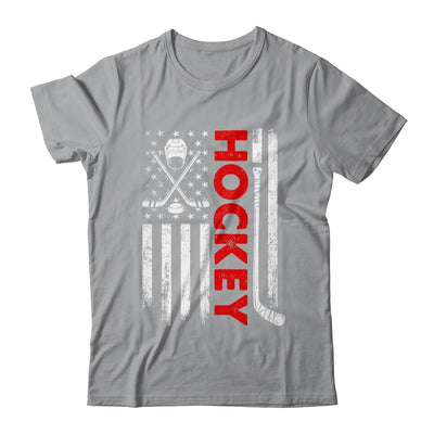 American Flag Hockey USA Patriotic Flag Shirt & Hoodie | teecentury