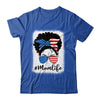 American Flag Mom Life Bleached 4th Of July Black Women Shirt & Tank Top | teecentury