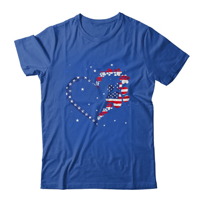 American Flag Patriotic Dog Cat Paw Print 4th Of July Shirt & Tank Top | teecentury