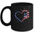 American Flag Patriotic Dog Cat Paw Print 4th Of July Mug | teecentury