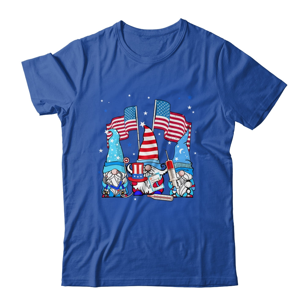 American Gnomes Nurse 4th Of July patriotic Women Shirt & Tank Top | teecentury