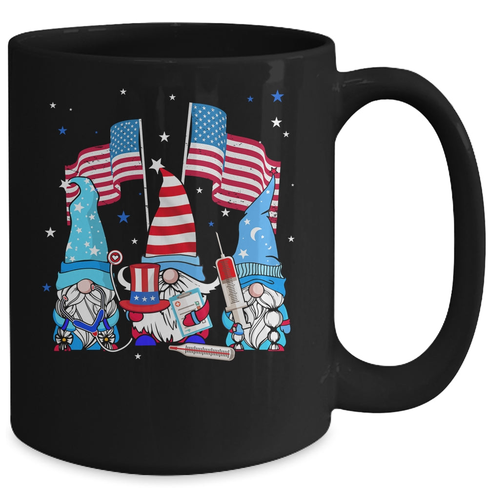 American Gnomes Nurse 4th Of July patriotic Women Mug | teecentury
