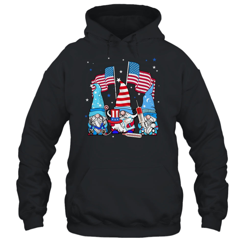 American Gnomes Nurse 4th Of July patriotic Women Shirt & Tank Top | teecentury