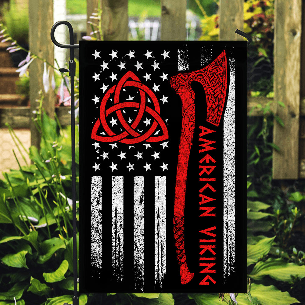 American Viking Flag Flag | Teecentury.com