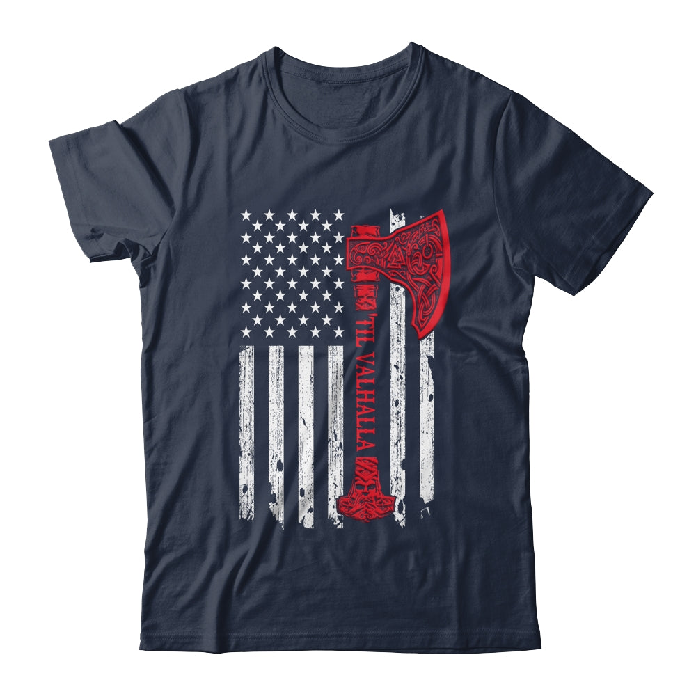 American Viking Flag Victory Valhalla T-Shirt & Hoodie | Teecentury.com