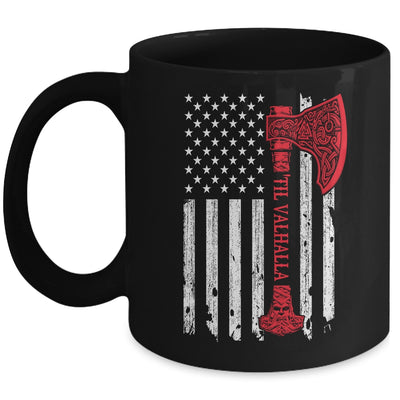 American Viking Flag Victory Valhalla Mug Coffee Mug | Teecentury.com