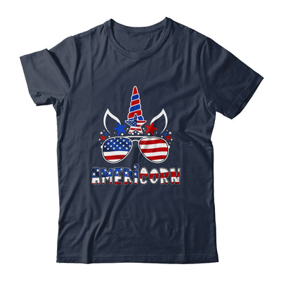 Americorn Unicorn 4th of July Girls Kids American Shirt & Tank Top | teecentury