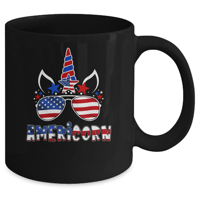 Americorn Unicorn 4th of July Girls Kids American Mug | teecentury