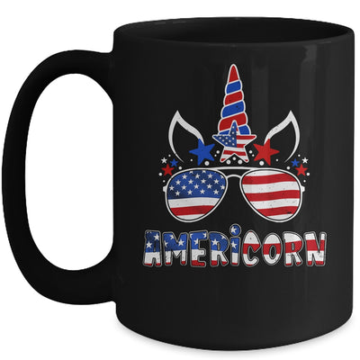 Americorn Unicorn 4th of July Girls Kids American Mug | teecentury