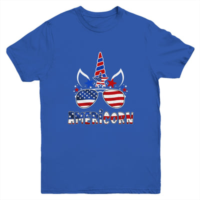 Americorn Unicorn 4th of July Girls Kids American Youth Shirt | teecentury