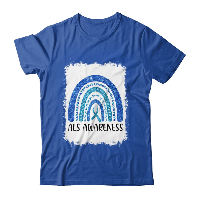 Amyotrophic Lateral Sclerosis Als Awareness Rainbow Shirt & Tank Top ...