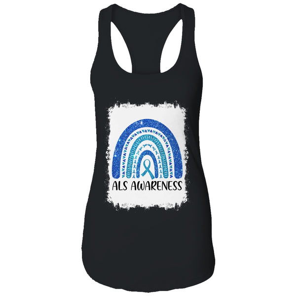 Amyotrophic Lateral Sclerosis Als Awareness Rainbow Shirt & Tank Top ...