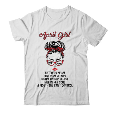 April Girl Hated By Many Loved By Plenty Leopard Women T-Shirt & Tank Top | Teecentury.com