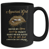 Aquarius Girl Birthday Funny Leopard Lips Women Mug Coffee Mug | Teecentury.com