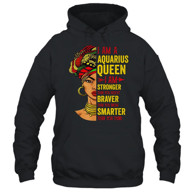 Aquarius Queen I Am Stronger Birthday For Aquarius Zodiac Shirt & Tank Top | teecentury