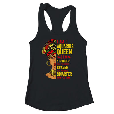 Aquarius Queen I Am Stronger Birthday For Aquarius Zodiac Shirt & Tank Top | teecentury
