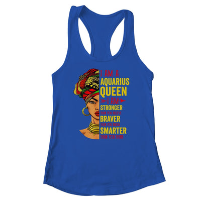 Aquarius Queen I Am Stronger Birthday For Aquarius Zodiac Shirt & Tank Top | teecentury