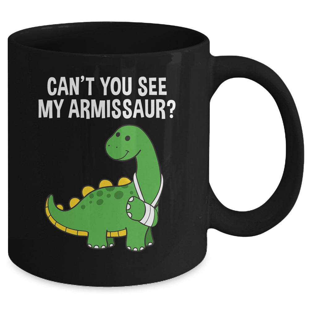 Armissaur Broken Bones Arm Injury Dinosaur Recovery Mug | teecentury
