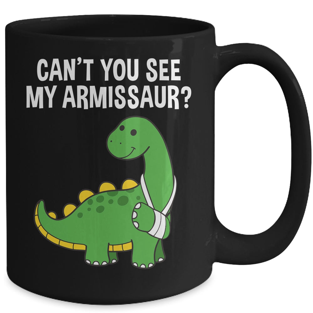 Armissaur Broken Bones Arm Injury Dinosaur Recovery Mug | teecentury