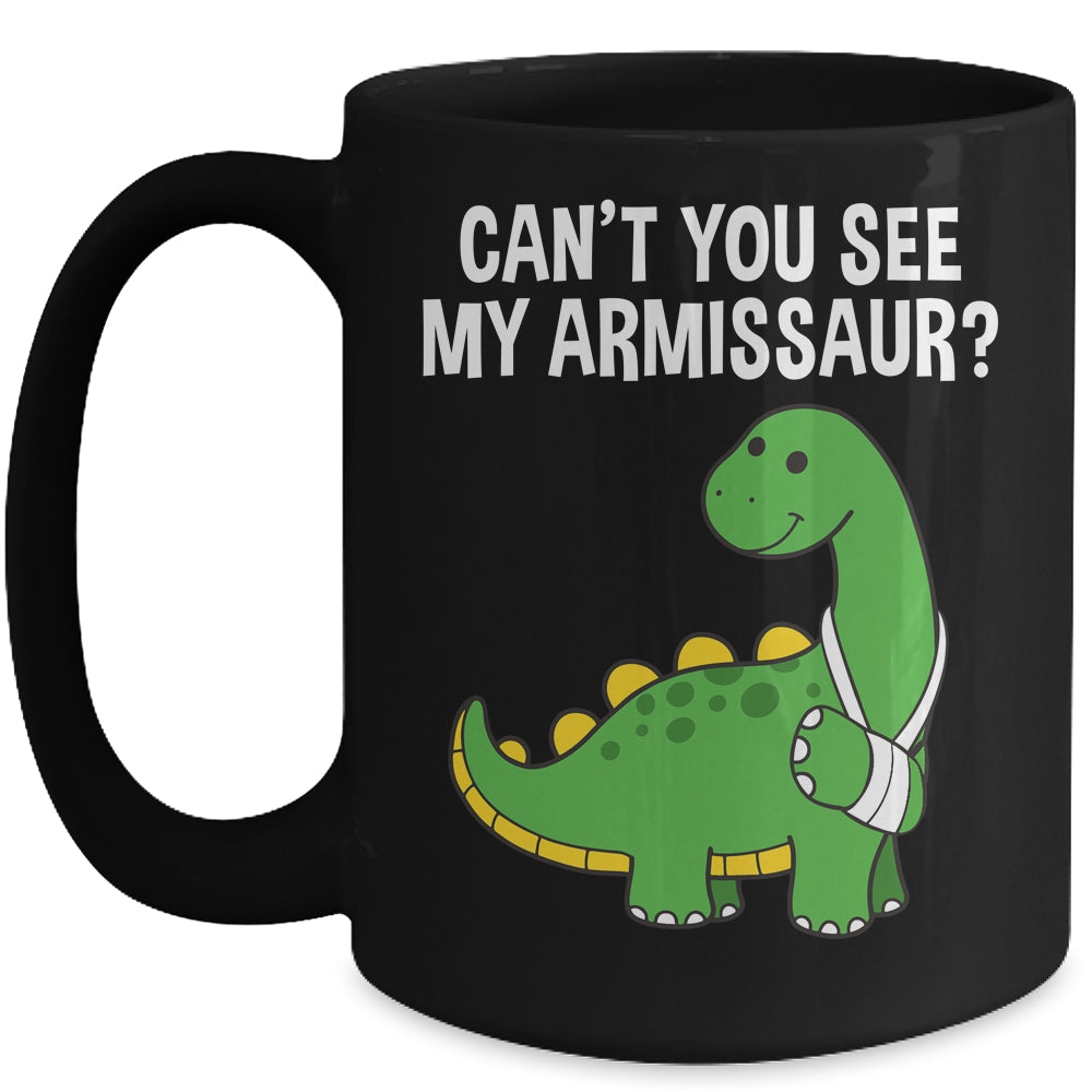 Armissaur Broken Bones Arm Injury Dinosaur Recovery Mug | teecentury