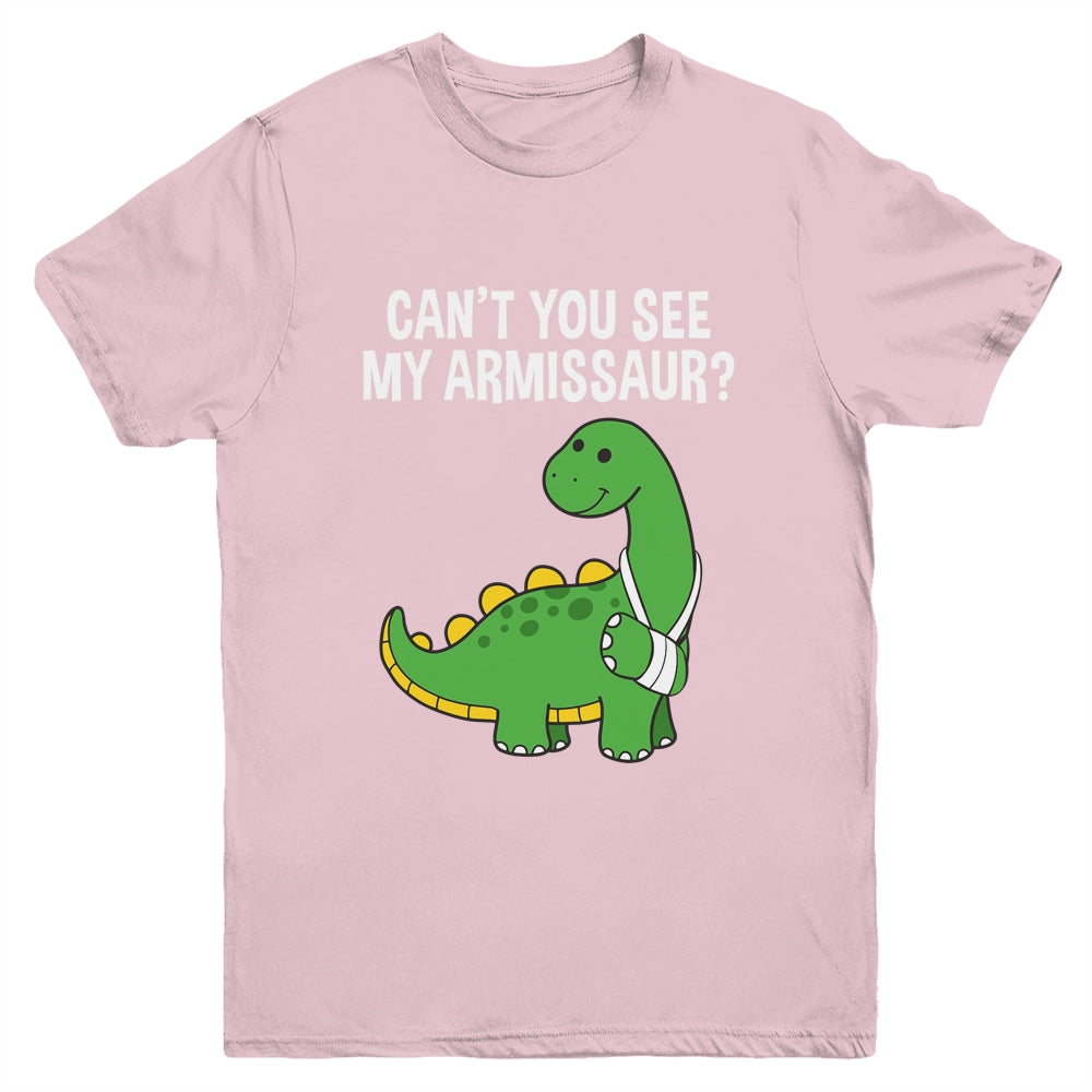 Armissaur Broken Bones Arm Injury Dinosaur Recovery Youth Shirt | teecentury