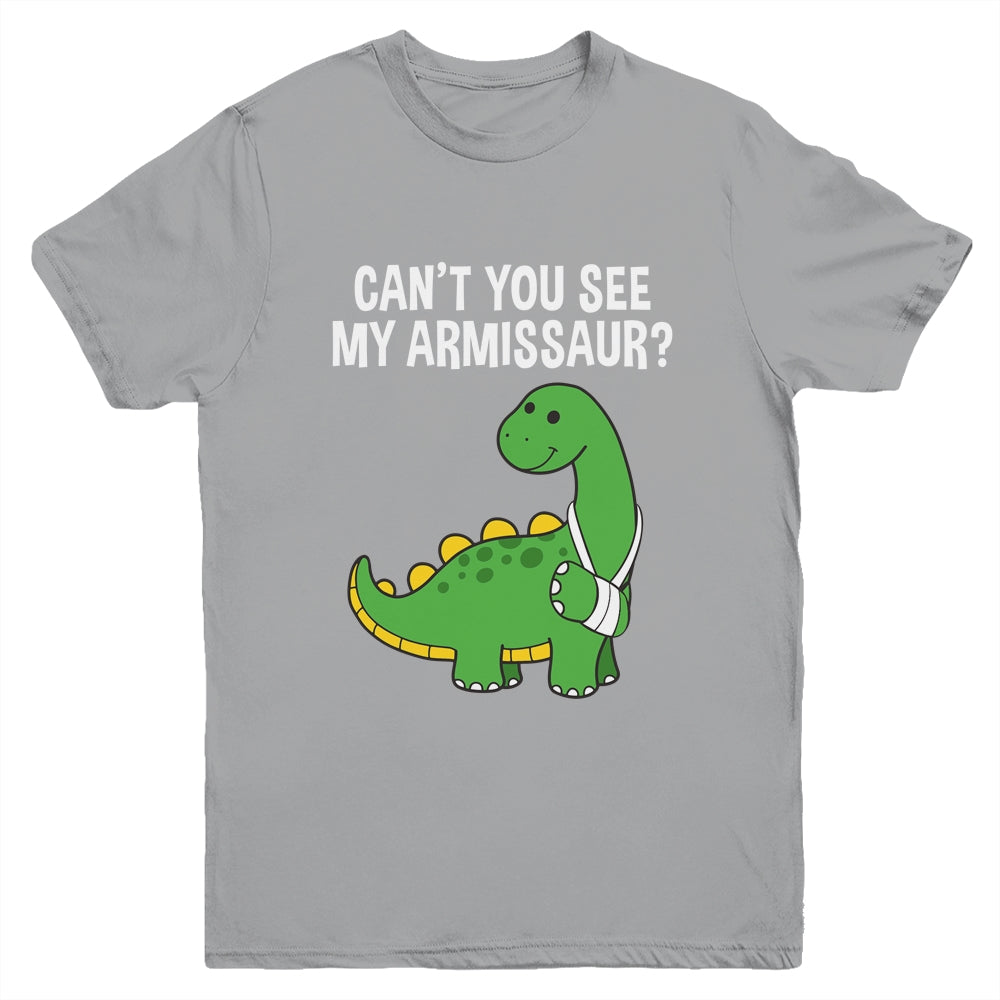 Armissaur Broken Bones Arm Injury Dinosaur Recovery Youth Shirt | teecentury