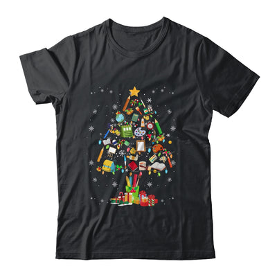 Art Xmas Tree Decor Art Teacher Ugly Artist Christmas Shirt & Sweatshirt | teecentury