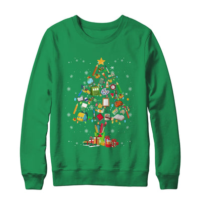Art Xmas Tree Decor Art Teacher Ugly Artist Christmas Shirt & Sweatshirt | teecentury