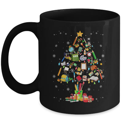 Art Xmas Tree Decor Art Teacher Ugly Artist Christmas Mug | teecentury