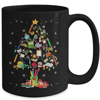 Art Xmas Tree Decor Art Teacher Ugly Artist Christmas Mug | teecentury