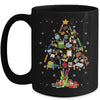 Art Xmas Tree Decor Art Teacher Ugly Artist Christmas Mug | teecentury