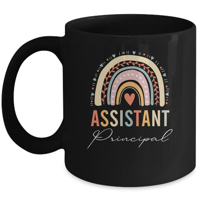 Assistant Principal Rainbow Funny Job Title School Worker Mug | teecentury