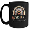 Assistant Principal Rainbow Funny Job Title School Worker Mug | teecentury