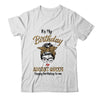August Birthday Girl Queen Messy Bun Its My Birthday Leopard T-Shirt & Tank Top | Teecentury.com