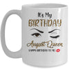 August Birthday Leopard It's My Birthday August Queen Mug Coffee Mug | Teecentury.com